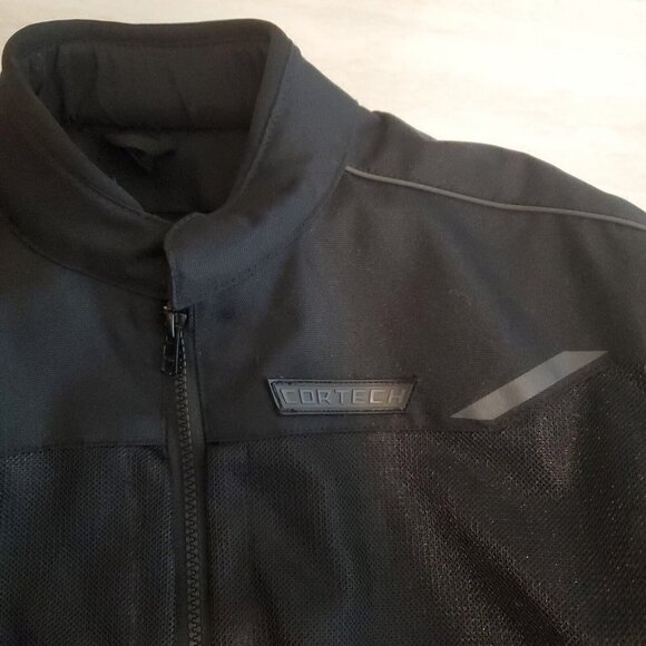 CORTECH Aero-Flo Motorcycle Jacket‎ Mens Medium Street Riding Padded Black - Picture 12 of 16